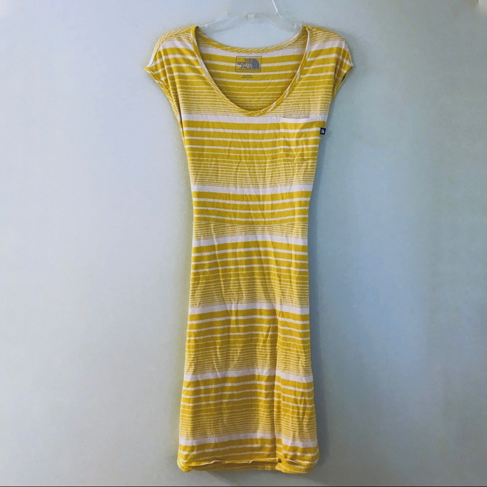 North Face Bright Yellow Casual Kambra Dress - Picture 3 of 8